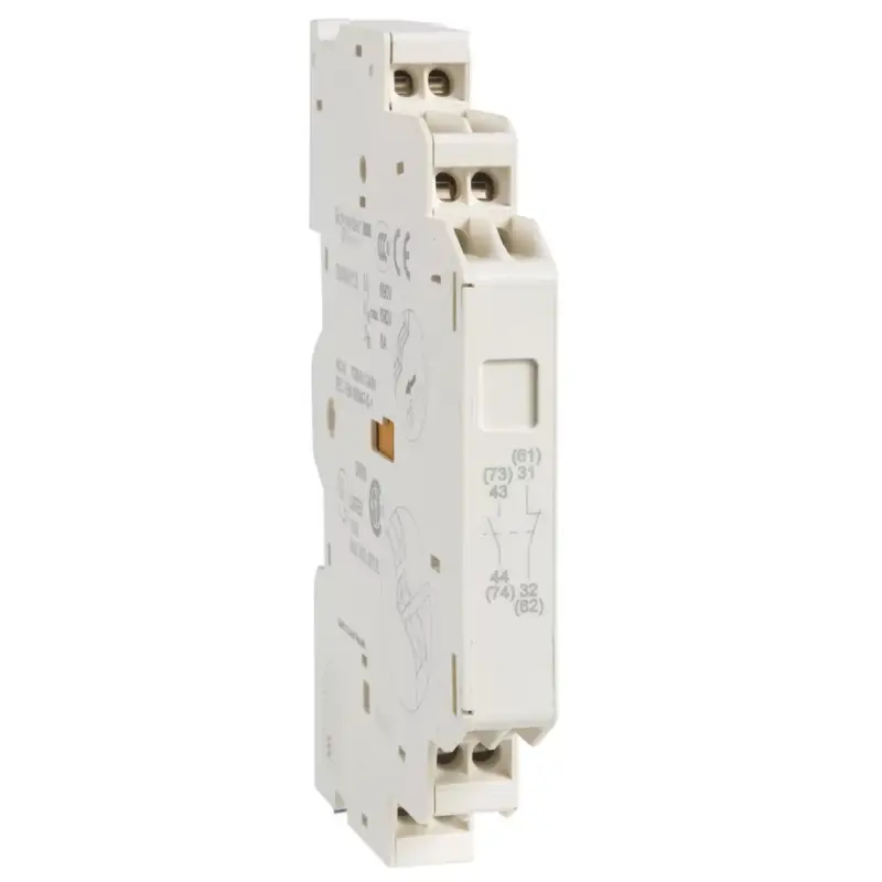Outlet Schneider GVAN113 segédérintkező blokk, oldalsó, 1 Záró + 1 Nyitó, rugós csatlakozás, GV motorvédőkhöz (Schneider GVAN113)