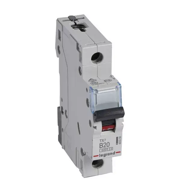 Szuper ajánlat Legrand 403358 TX3 Kismegszakító. 1P, 20A, B karakterisztika, 6kA