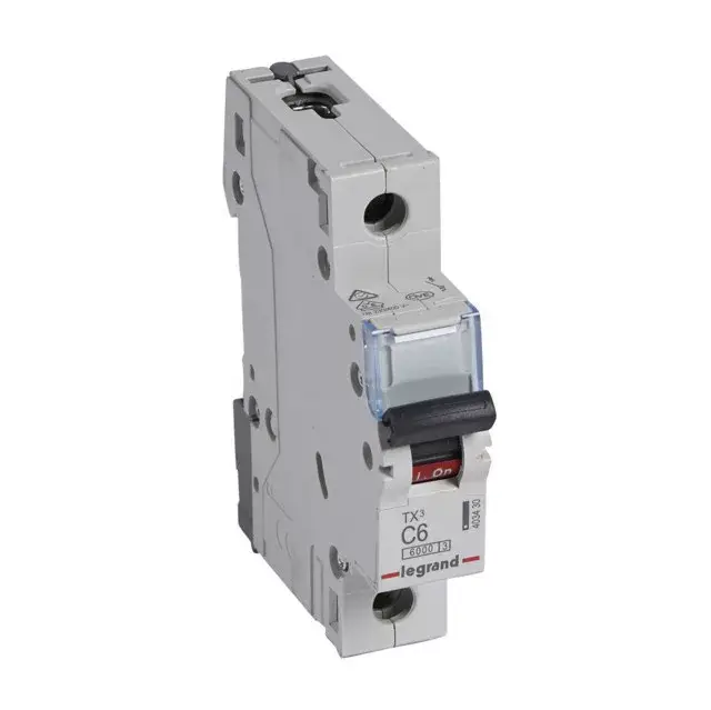 Legrand 403430 TX3 Kismegszakító. 1P, 6A, C karakterisztika, 6kA Expressz szállítás