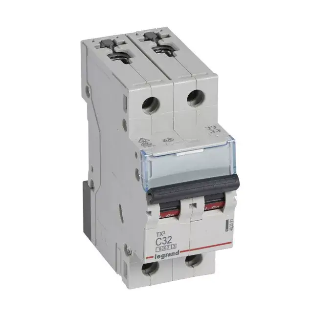 Olcsóbb Legrand 403531 TX3 Kismegszakító. 2P, 32A, C karakterisztika, 6kA