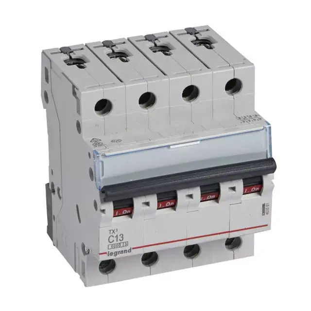 Legnépszerűbb Legrand 403561 TX3 Kismegszakító. 4P, 13A, C karakterisztika, 6kA
