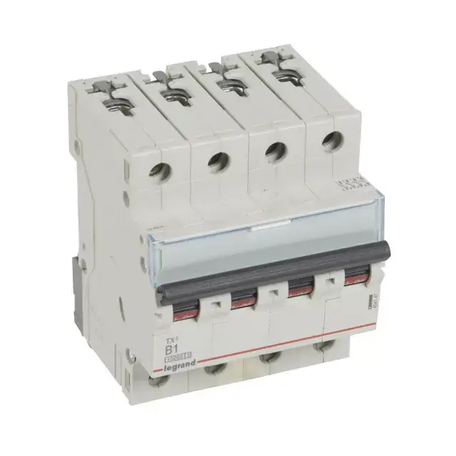 Biztonságos fizetés Legrand 404254 TX3 Kismegszakító. 4P, 10A, C karakterisztika, 10kA