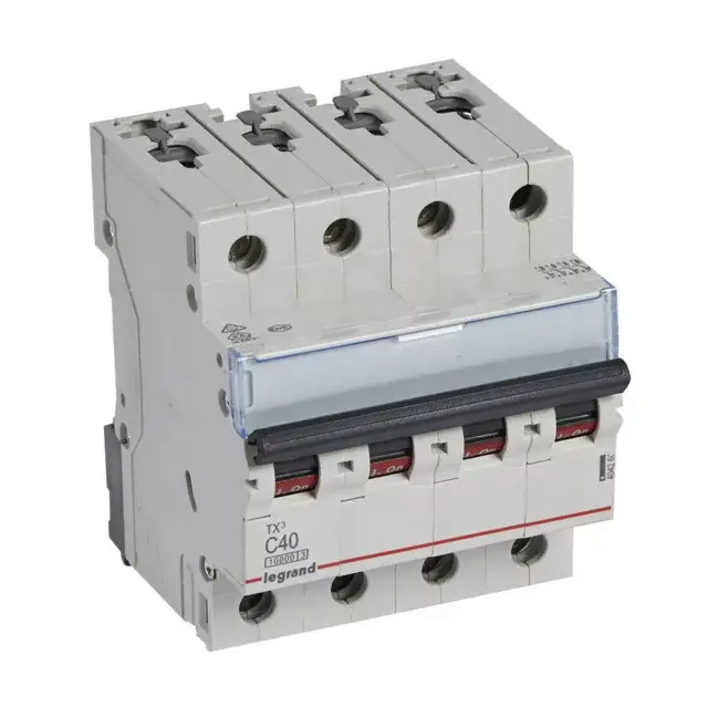 Legrand 404260 TX3 Kismegszakító. 4P, 40A, C karakterisztika, 10kA Olcsóbb