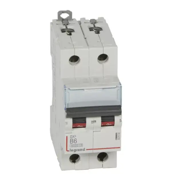 Legrand 407506 DX3 Kismegszakító. 2P, 6A, B karakterisztika, 6kA Kedvezmény