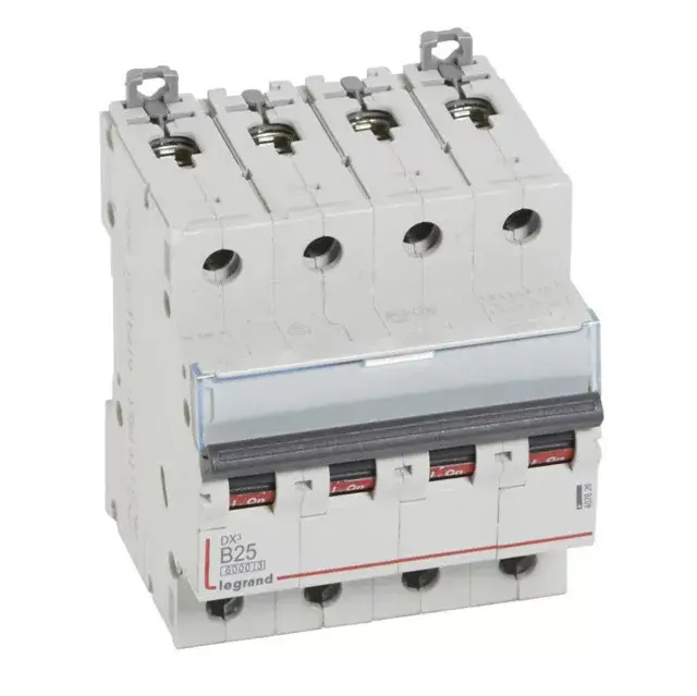 Legrand 407626 DX3 Kismegszakító. 4P, 25A, B karakterisztika, 6kA Szezonális akció