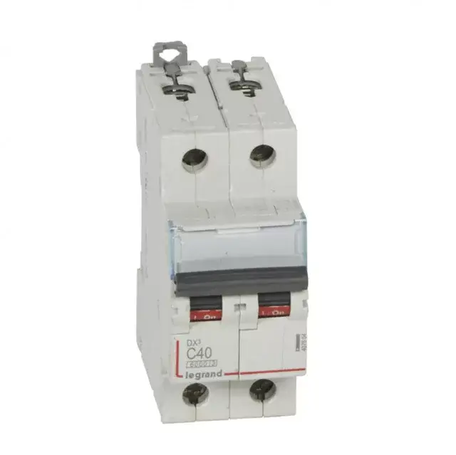 Biztonságos fizetés Legrand 407804 DX3 Kismegszakító. 2P, 40A, C karakterisztika, 6kA