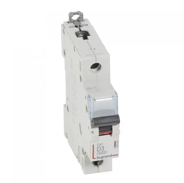 Legrand 407965 DX3 Kismegszakító. 1P, 3A, D karakterisztika, 6kA Azonnal elérhető