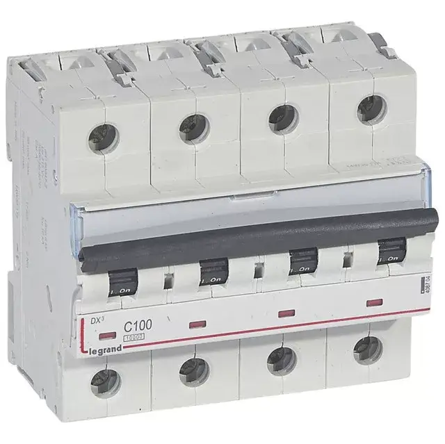 Legrand 408704 DX3 Kismegszakító. 4P, 100A, C karakterisztika, 10kA Vedd meg most