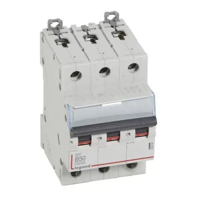 Legrand 408996 DX3 Kismegszakító. 3P, 50A, B karakterisztika, 10kA Expressz szállítás