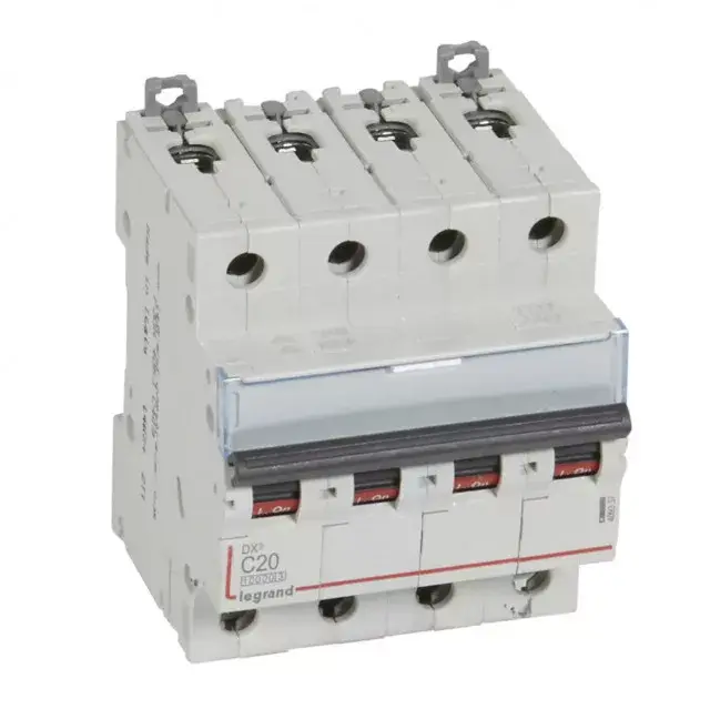 Legrand 409337 DX3 Kismegszakító. 4P, 20A, C karakterisztika, 10kA Akciós ár