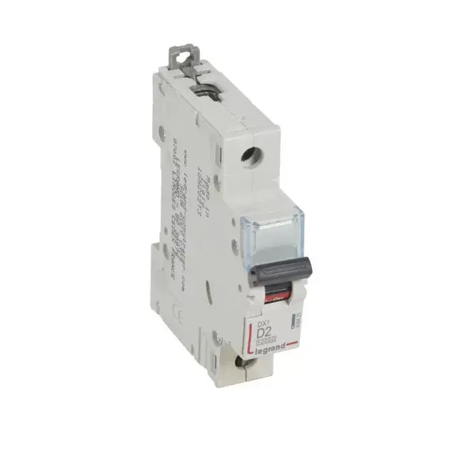 Legkelendőbb Legrand 409425 DX3 Kismegszakító. 1P, 2A, D karakterisztika, 10kA