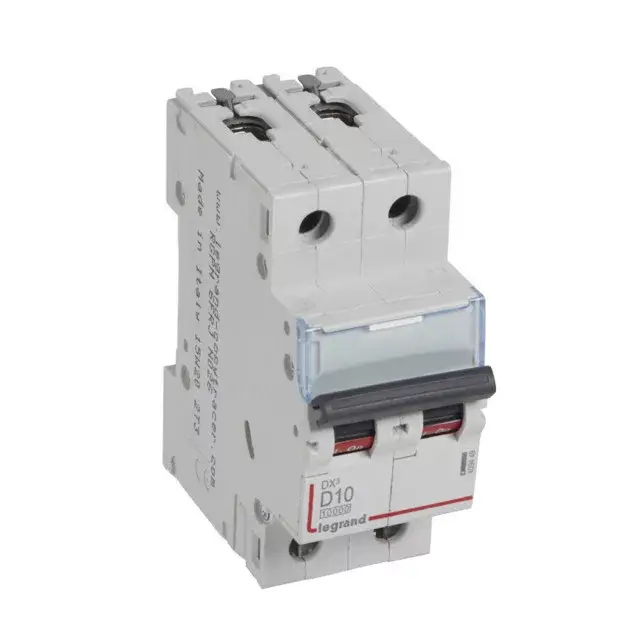 Legrand 409449 DX3 Kismegszakító. 2P, 10A, D karakterisztika, 10kA Korlátozott ajánlat