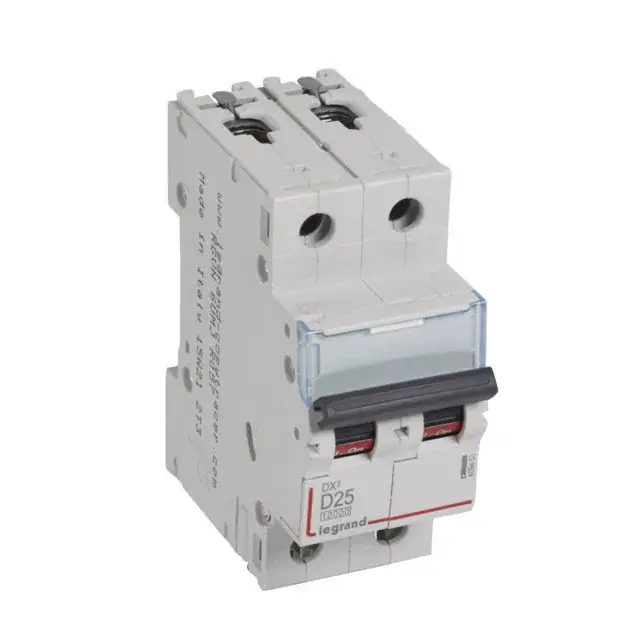 Legrand 409453 DX3 Kismegszakító. 2P, 25A, D karakterisztika, 10kA Expressz kézbesítés