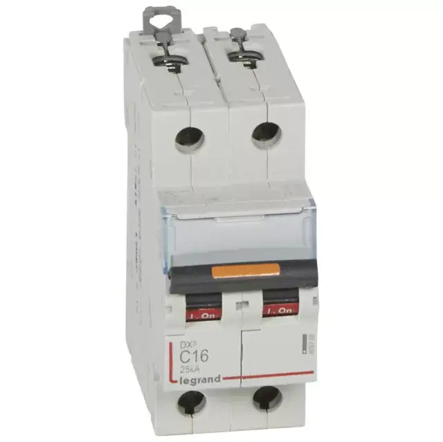 Legrand 409768 DX3 Kismegszakító. 2P, 16A, C karakterisztika, 25kA Újdonság