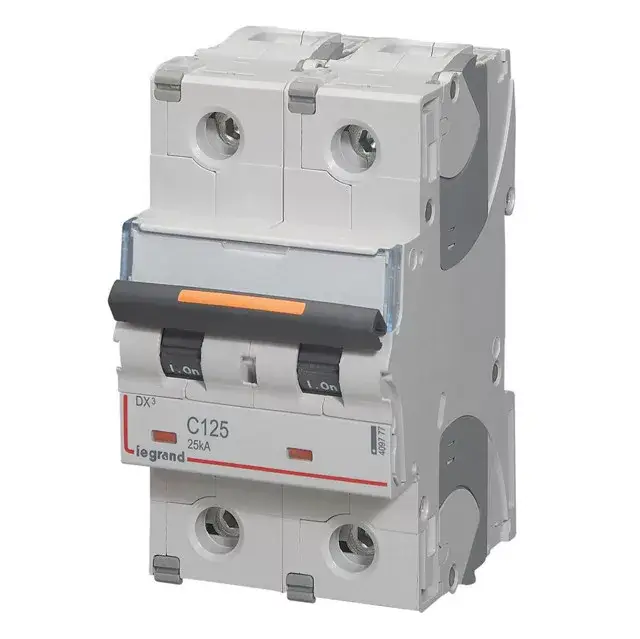Legrand 409777 DX3 Kismegszakító. 2P, 125A, C karakterisztika, 25kA Kiárusítás