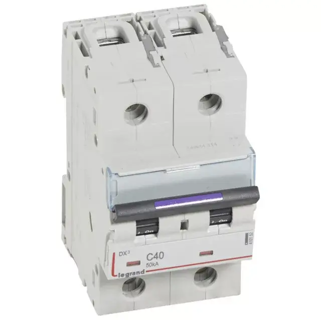 Legrand 410152 DX3 Kismegszakító. 2P, 40A, C karakterisztika, 50kA Utolsó esély