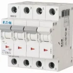 Eaton 165271 PL7-C2/3N Kismegszakító. 3P+N, 2A, C karakterisztika, 10kA Rendeld meg most
