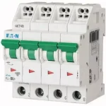 Expressz kézbesítés Eaton 101353 PLI-B8/4 Kismegszakító. 4P, 8A, B karakterisztika, 10kA