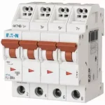 Expressz kézbesítés Eaton 101358 PLI-C4/4 Kismegszakító. 4P, 4A, C karakterisztika, 10kA