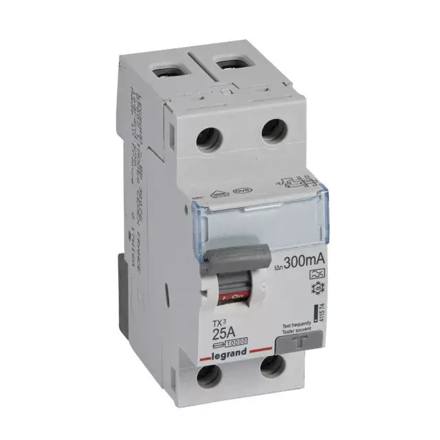 Legrand 411574 TX3 Áram-védőkapcsoló (Fi-relé) A osztály, 2P, 25A, 300mA Kedvezményes ár
