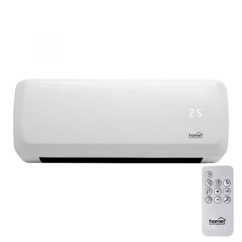 HOME FKF 42201 elektromos fali ventilátoros fűtőtest, heti programozással, fehér színben, (PTC), max 2000 W teljesítménnyel, távirányítóval, ( HOME FKF 42201 ) Végkiárusítás