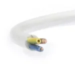 Újdonság MT (H05VV-F) 3x1,5 mm2 kábel, 1 fm kiszerelés, sodrott réz, fehér PVC szigetelésű, 300/500V