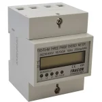 Árcsökkenés Tracon TVO-F3-4M digitális fogyasztásmérő 3 fázis 10(100)A, 4 modul