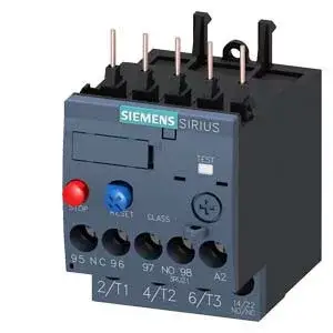 Végkiárusítás Siemens 3RU2116-0BB0 hőkioldó relé 0,14..0,2 A, csavaros csatlakozás, S00 méret, 10 osztály (Sirius 3RU21160BB0)