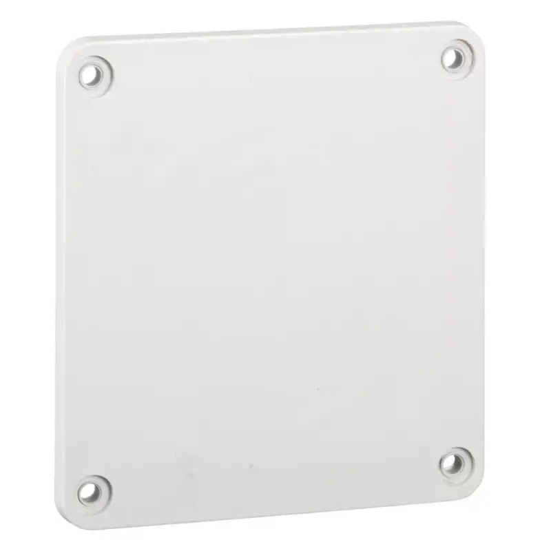 Schneider 13137 Kaedra Takarólemez (csavarozható) 65 x 65 mm-es vagy 75 x 75 mm-es csatlakozóaljzathoz (törpefeszültség), kiüthető könnyítéssel Exkluzív ajánlat