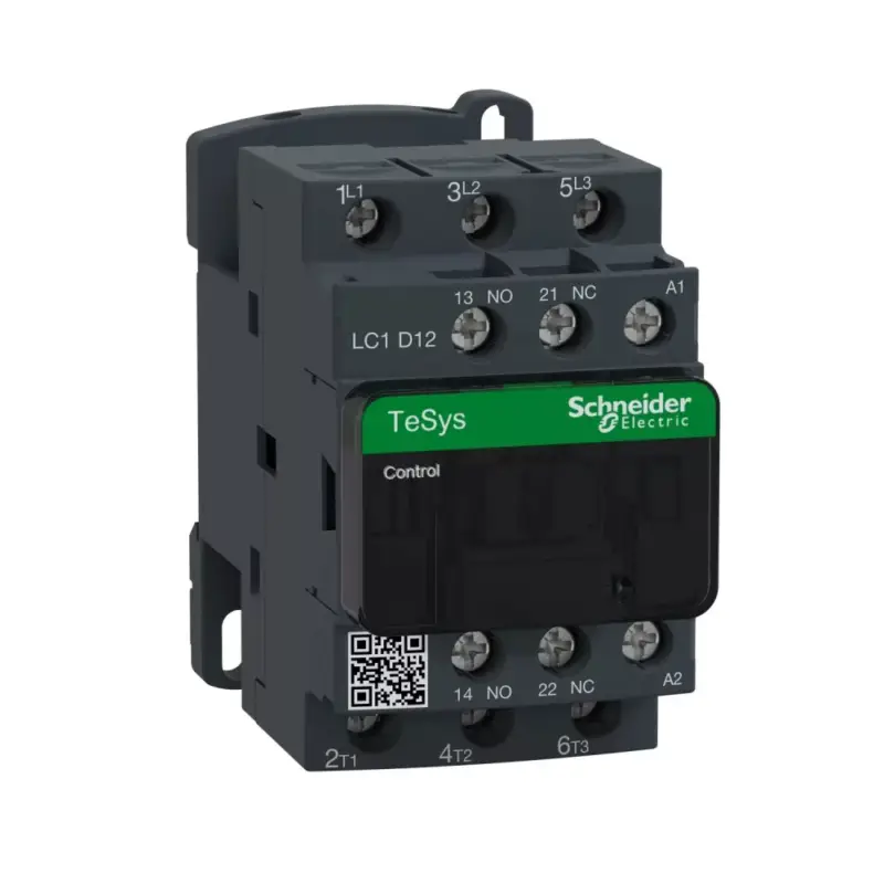 Szuper akció Schneider LC1D12B5, Tesys D mágneskapcsoló, 5.5kW/12A (400V, AC3), 24V AC 50 Hz vezerlés, 1Z+1Ny, csavaros csatlakozás