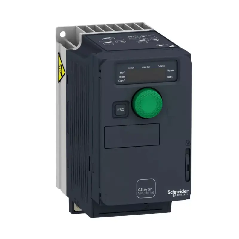 Végkiárusítás Schneider ATV320U07M2C frekvenciaváltó 0,75 kW, 1 fázis, 200..240V AC, IP20, kompakt kivitel (Altivar Machine 320)
