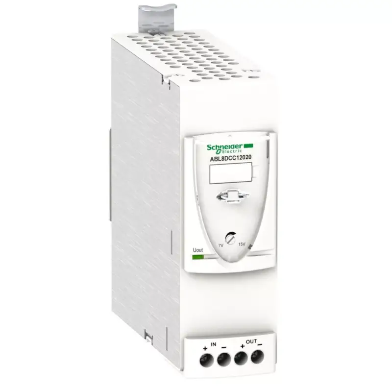 Bestseller Schneider ABL8DCC12020 ABL8 DC/DC konverter, 24/7…15VDC, 2A (ABL8RP/ABL8WPS tápegységekhez)