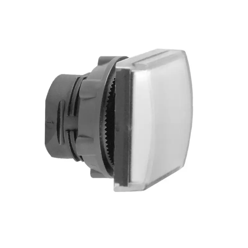 Schneider ZB5CV013 Harmony műanyag négyszög alakú jelzőlámpa fej, Ø22, LED modulhoz, fehér Kedvezmény