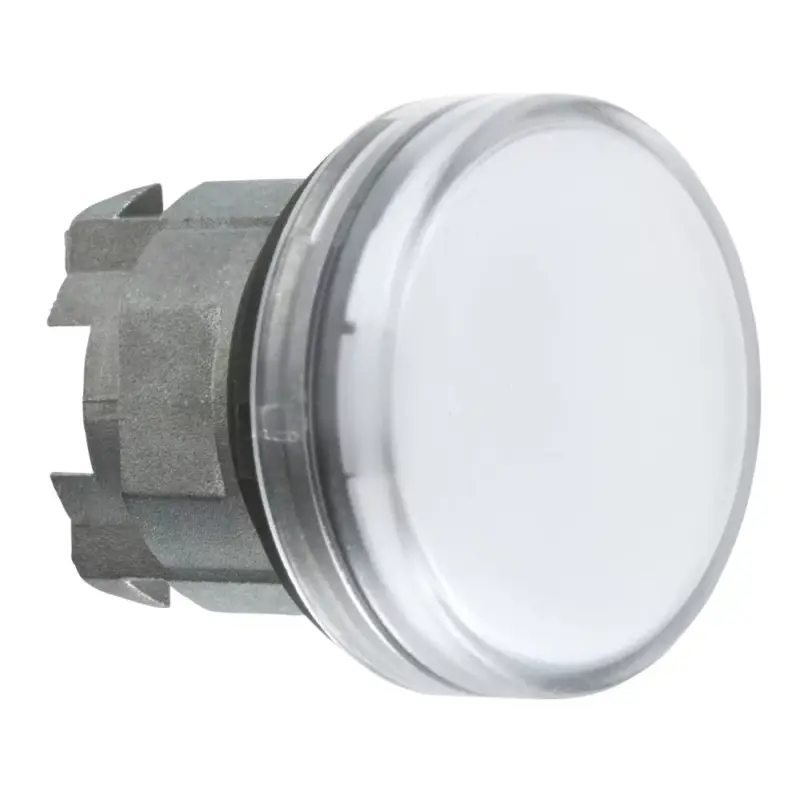 Schneider ZB4BV013 Harmony fém jelzőlámpa fej, Ø22, LED jelzőlámpához, fehér Kedvezmény