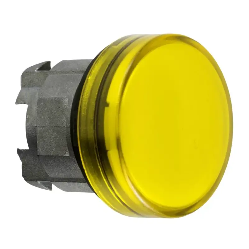 Schneider ZB4BV083 Harmony fém jelzőlámpa fej, Ø22, LED jelzőlámpához, sárga Szezonális akció