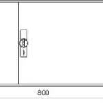 Korlátozott ajánlat Hager FWB33D Univers mezős elosztó, falon kívüli, IP44, üres, 500x800x161mm
