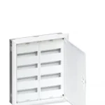 Nézd meg most Hager Univers FWU42S Fém mezős elosztó 96 modul, 4 sor, 703x603x110mm, (fal kivágás 652x555x110mm) teli ajtóval, IP30, süllyesztett