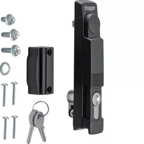 Nézd meg most Hager FZ508 Quadro 5/+ EVO kilincs zárbetéttel, 1242E kulccsal