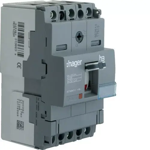 Szuper ajánlat Hager HCA160H x160 kioldó nélküli kapcsoló, 3P, 160A