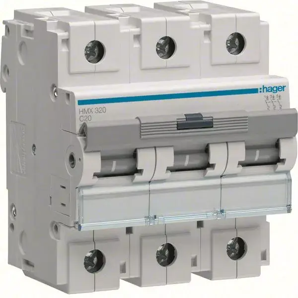 Hager HMX320 Kismegszakító 3P, C-20A, 50kA, 4,5M Gyors szállítás