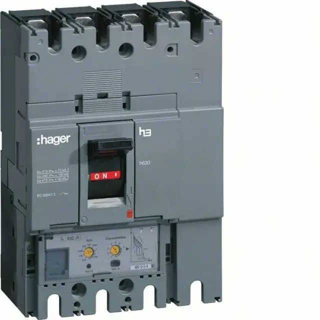 Expressz szállítás Hager HND251H h630 LSI kompakt megszakító, 4P, 250A, 50kA