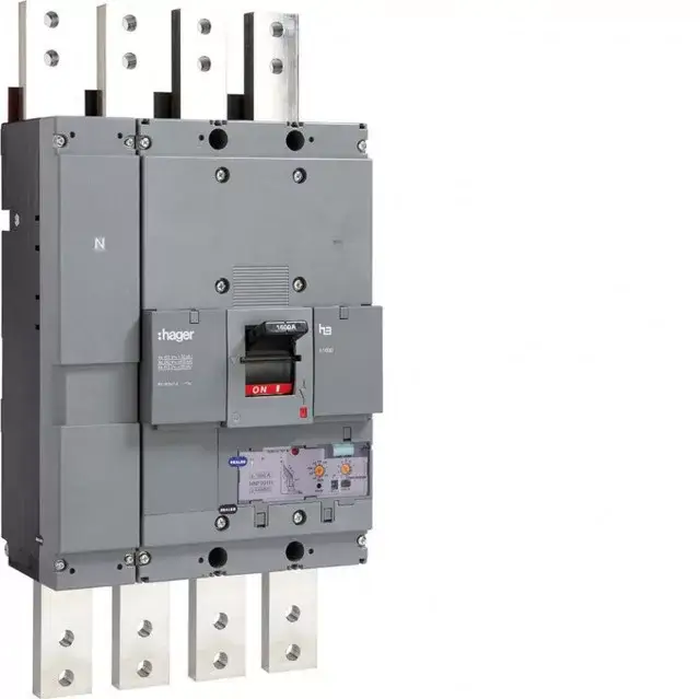 Prémium Hager HNF991H h1600 LSI kompakt megszakító, 4P, 1600A, 50kA