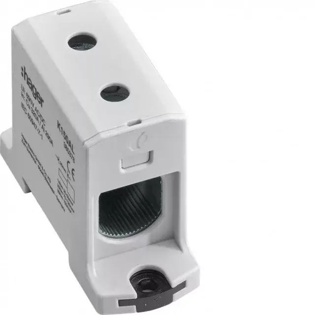 Exkluzív ajánlat Hager K150AL Sorkapocs Al és Cu vezetékekhez 25-150mm2, kék, 49x31x84 (mag x szél x mély)