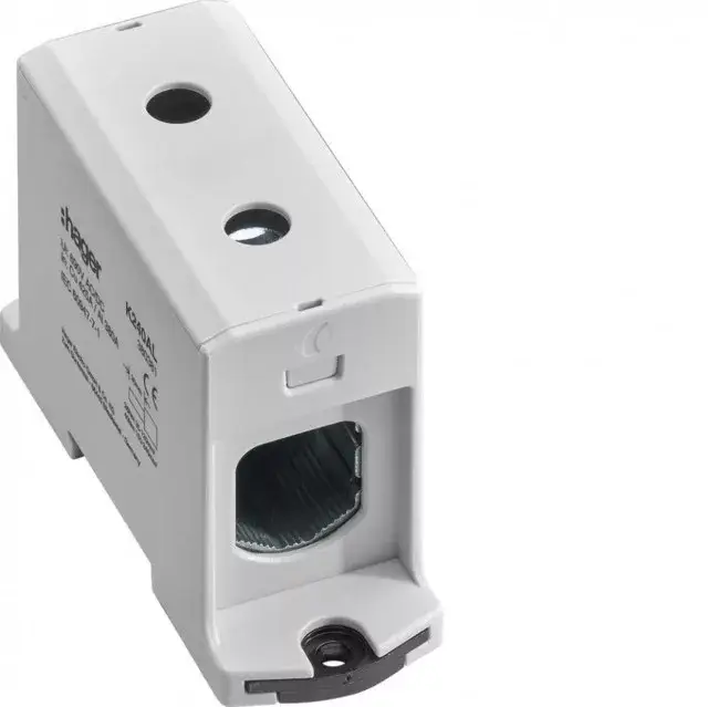 Hager K240AL Sorkapocs Al és Cu vezetékekhez 35-240mm2, kék, 65x37x106 (mag x szél x mély) Szuper akció