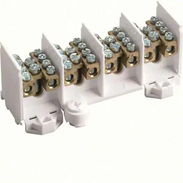 Outlet Hager K28N Fővezetéki leágazó kapocs, 4P, 1x25mm2 + 4x16mm2 leág/P, 80A
