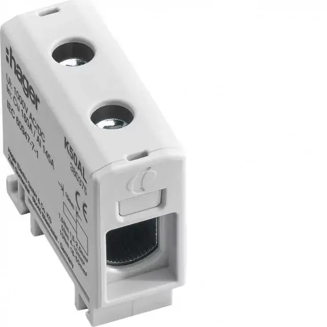 Szuper akció Hager K50AL Sorkapocs Alu+Cu, 2,5-50 mm2 szürke