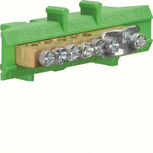 Árcsökkenés Hager KM06E Hager Földsín PE 6