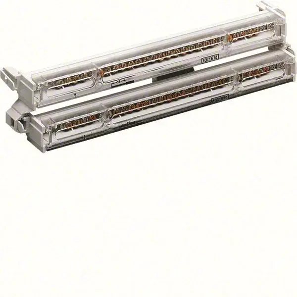 Hager KM25A N/PE sín FWBxx és FWxxUS2 szekrényekhez, 2x25db csatakozás, 60A, 1 mező széles Végkiárusítás
