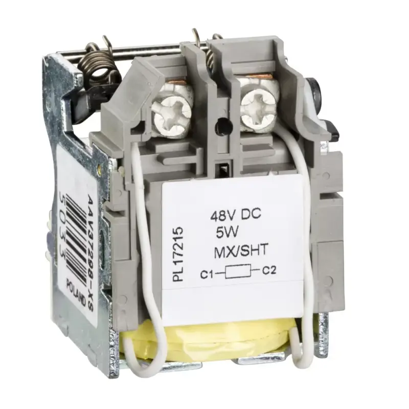 Schneider LV429392 MX 48 V DC munkaáramú kioldó NSX100–630 Bestseller