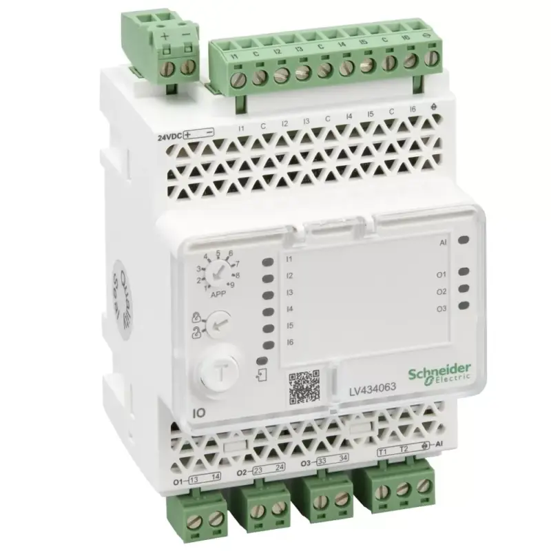 Ne maradj le Schneider LV434063 I/O modul megszakító kocsiszerkezet állapotjelzéseinek megjelenítéséhez (NSX, NS>630, NT, NW)